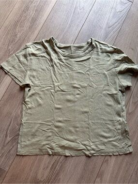 Everlane Women's Short Sleeve Crew Tee - Olive